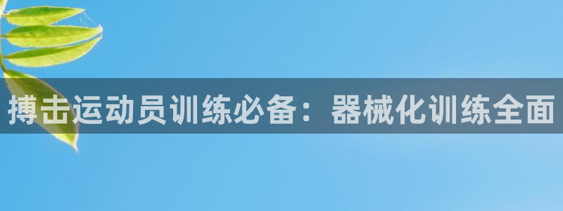 尊龙人生就是博下载：搏击运动员训练必备：器械化训练全