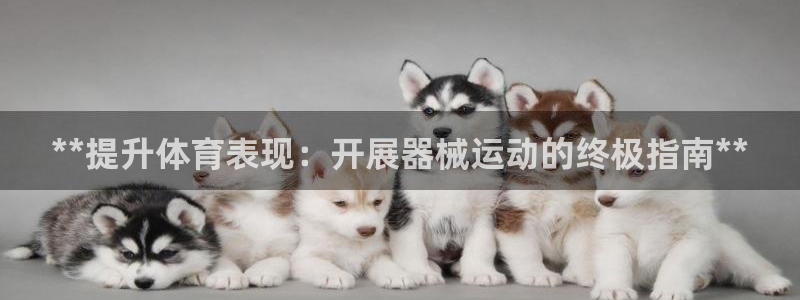 尊龙凯时取款一直支付中：**提升体育表现：开展器械运