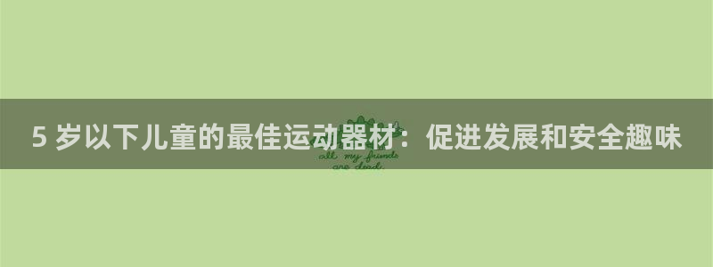尊龙凯时登陆入口：5 岁以下儿童的最佳运动器材：促进