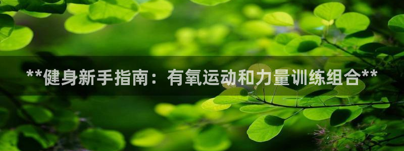尊龙凯时ag旗舰厅官：**健身新手指南：有氧运动和力
