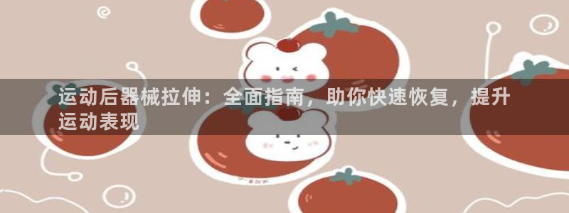 z6尊龙平台是哪里的：运动后器械拉伸：全面指南，助你