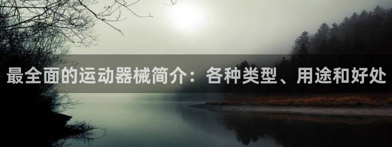 尊龙旗舰店：最全面的运动器械简介：各种类型、用途和好