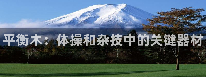 首页尊龙d88国际：平衡木：体操和杂技中的关键器材